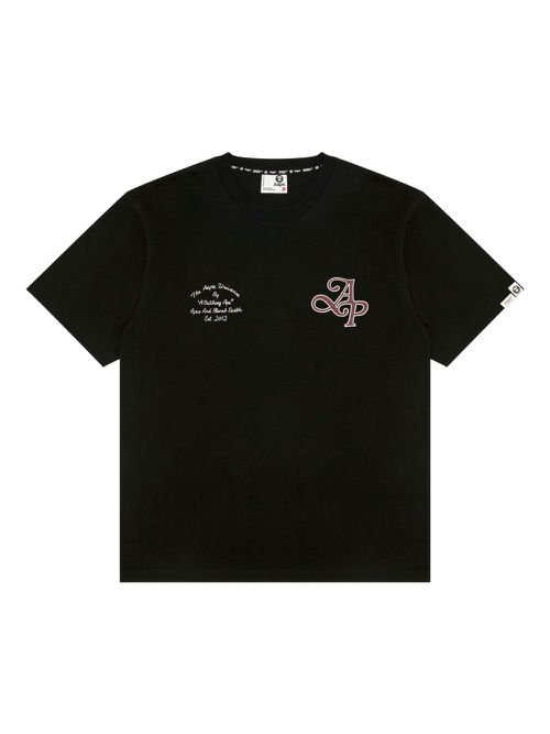 AAPE BY *A BATHING APE® logo-print T-shirt - Black