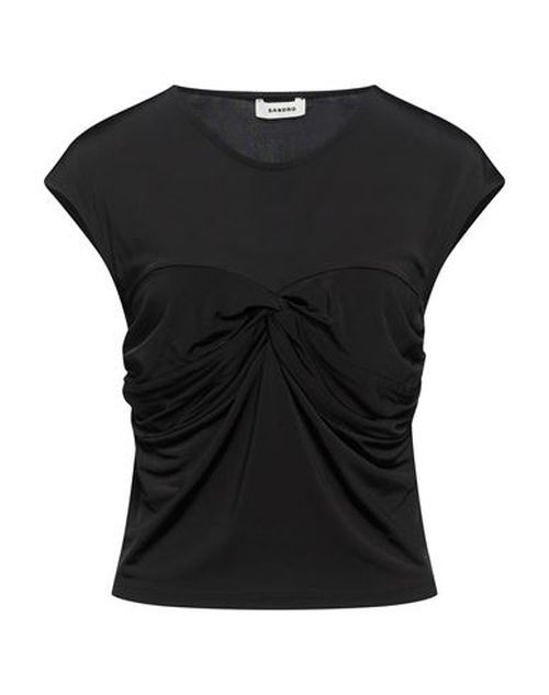 Woman Top Black Size 0 Viscose, Elastane
