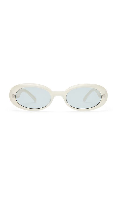Le Specs Work It Sunglasses in White