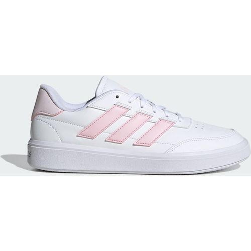 Adidas Sportswear Unisex Courtblock Shoes - Off-White - Size UK 5.5