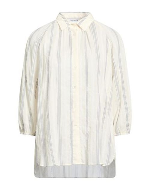 Woman Shirt Ivory Size 10 Cotton