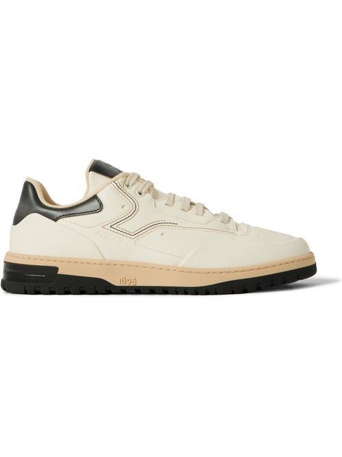 Playoff Full-Grain Leather Sneakers