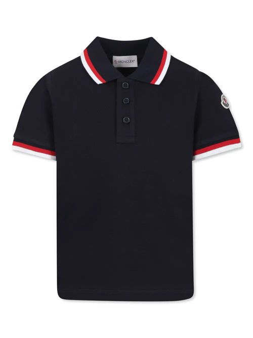 Short Sleeve Polo With Logo On The Shoulder