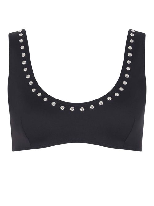 Studded bikini top - Black