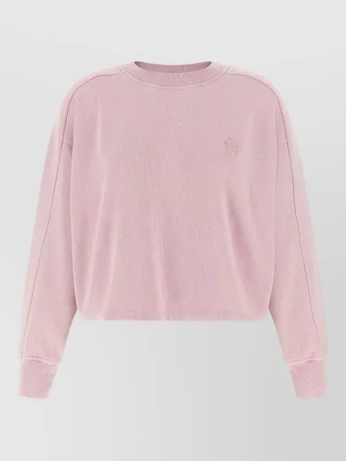 Isabel Marant Etoile - sunny logo crew neck sweatshirt top