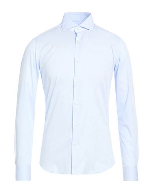 Man Shirt Sky blue Size 15 Cotton