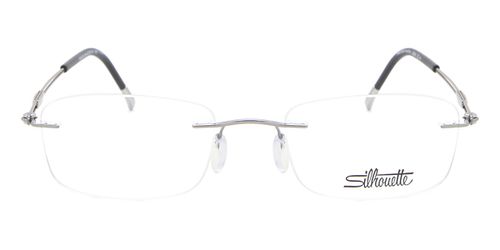 Silhouette TNG 2018 5521 Men's Glasses, Silver, Size 54