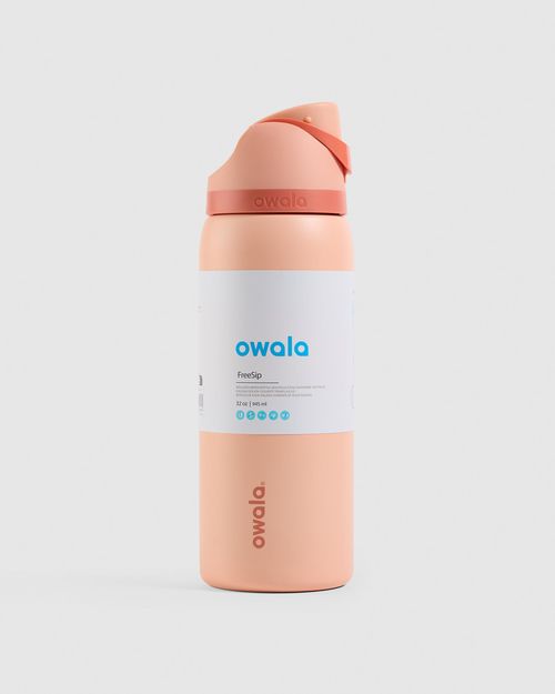 32Oz Freesip Stainless Steel Water Bottle in Coral