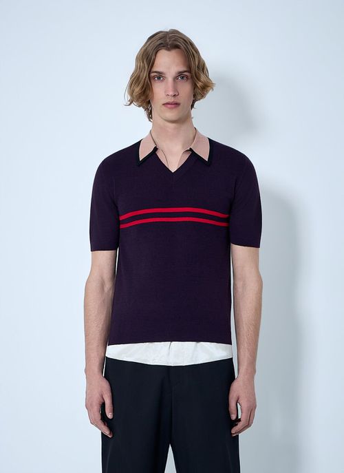 Knit Polo Shirt