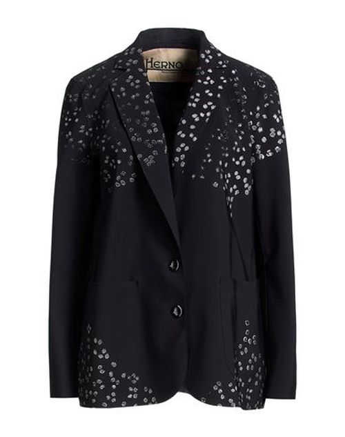 Woman Blazer Black Size 10 Polyamide, Elastane