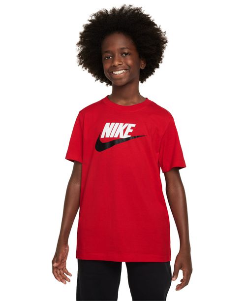 Big Kids Sportswear Logo Graphic T-Shirt - University Red