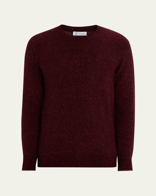 Men's Alpaca Wool Blend Crewneck Sweater