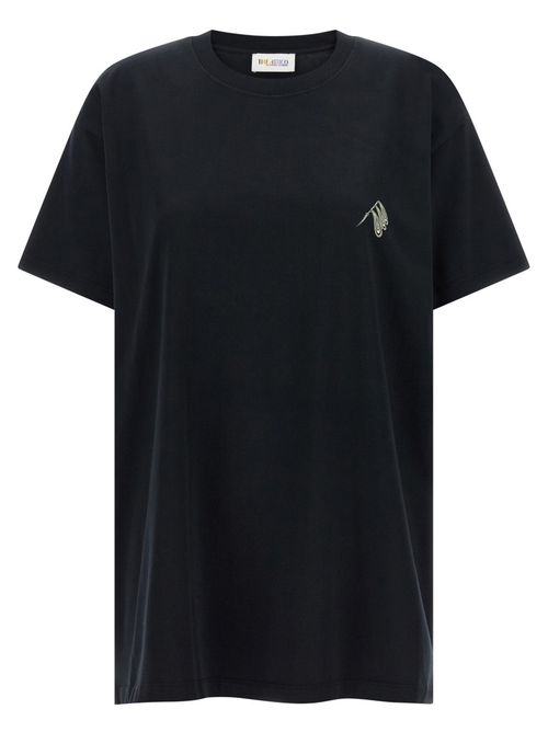 Black Graphic Crew Neck T-Shirt