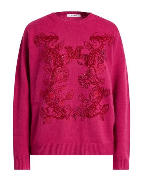 Woman Sweater Fuchsia Size L Wool, Cashmere