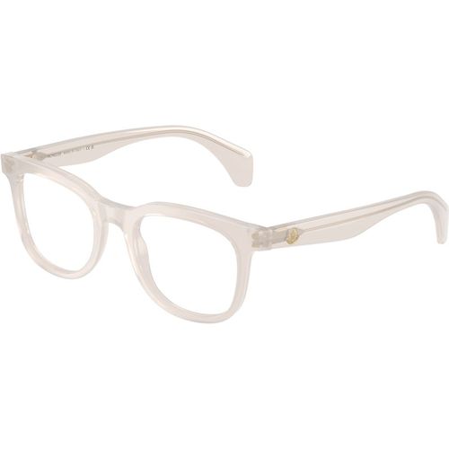 Moncler Unisex Moncler ME2023 3030 Monturas ópticas Acetato Blanco Transparente Pantos Norma