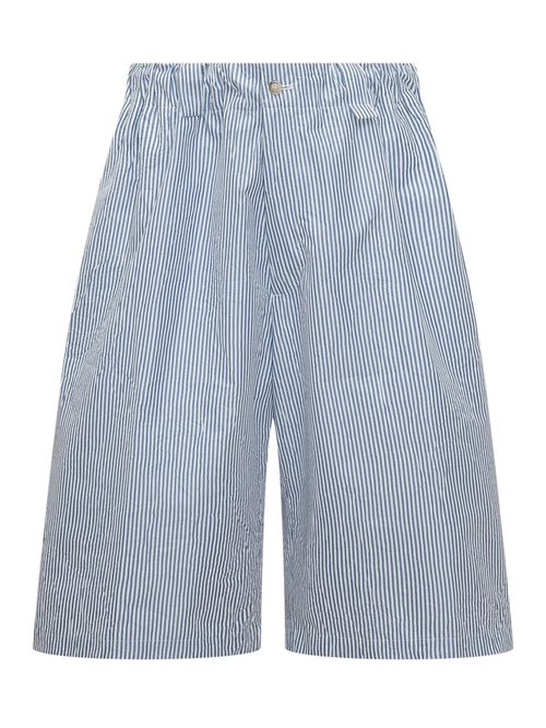 Blue Striped Shorts