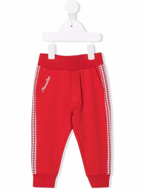 Logo-embroidered track pants