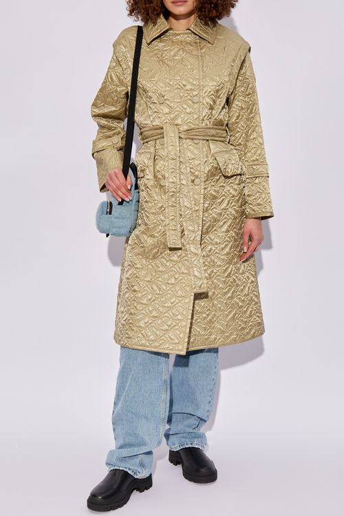 ‘Samare’ Quilted Coat, Women's, Green