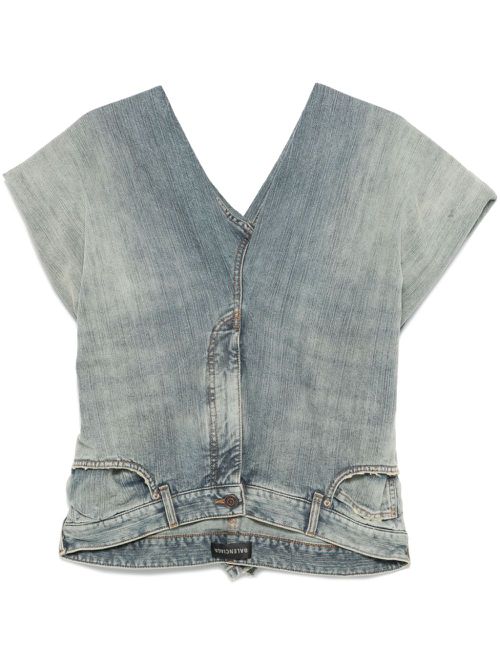 Denim Pants top - Blue