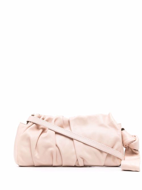 Knots ruched crossbody bag - Pink