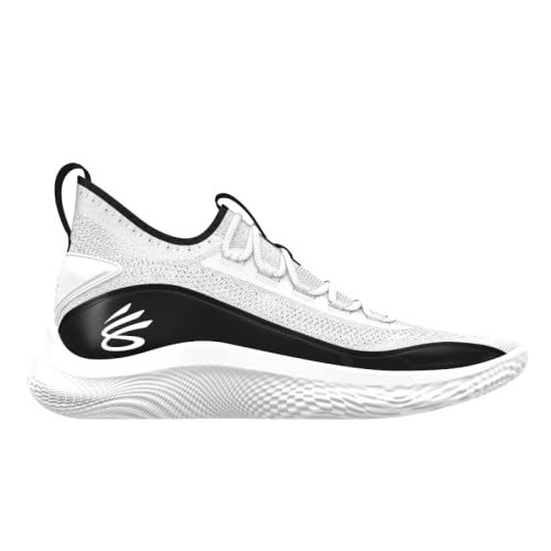 Under Armour UA Curry 8 NM Team Basketball Shoe White-Black-White