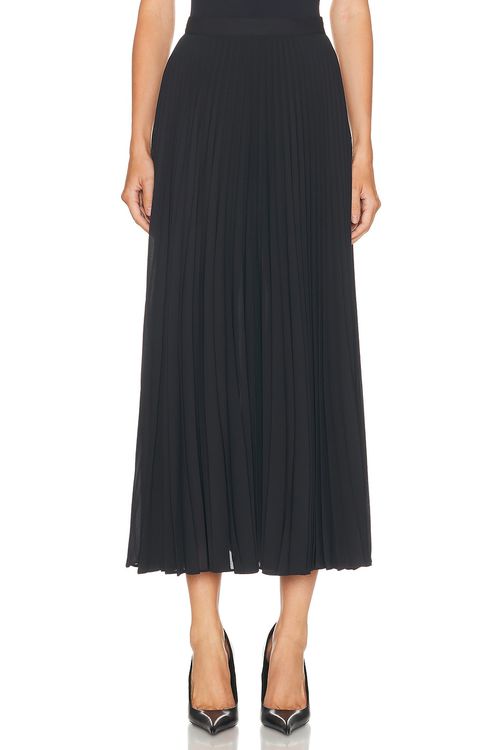WARDROBE.NYC Pleated Skirt in Black - Black. L also in