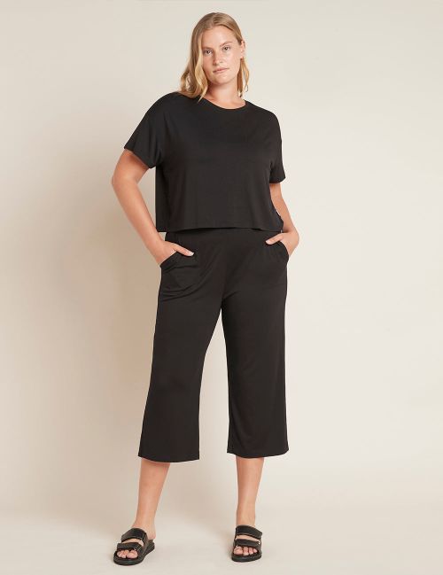 Downtime Crop Pants - Black