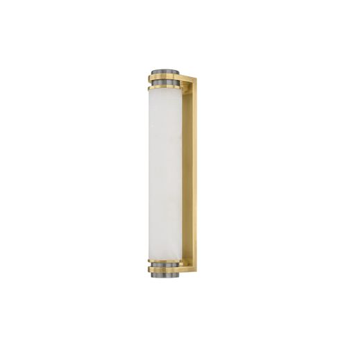 Vintage Brass Vintage Pewter LED Wall Sconce from the Sorrento Collection