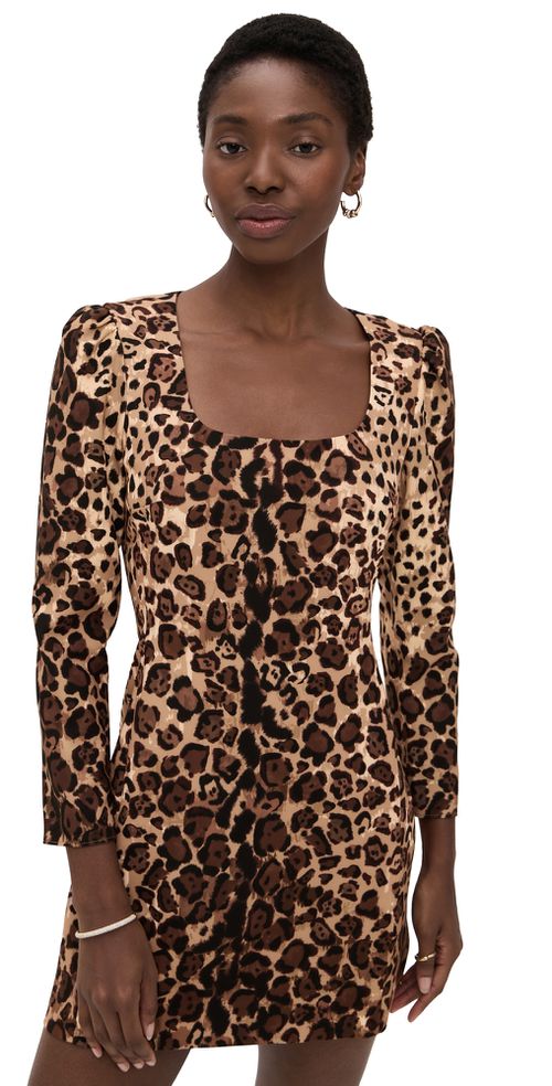 Shree Short Dress Cheetah Gradient Plmt