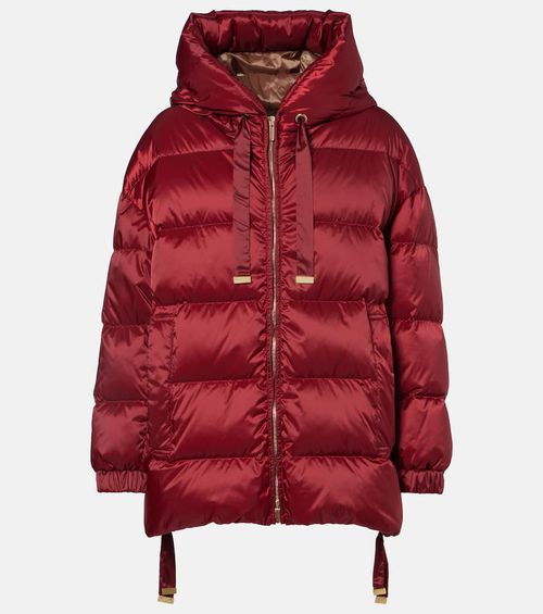 Felice hooded taffeta down jacket