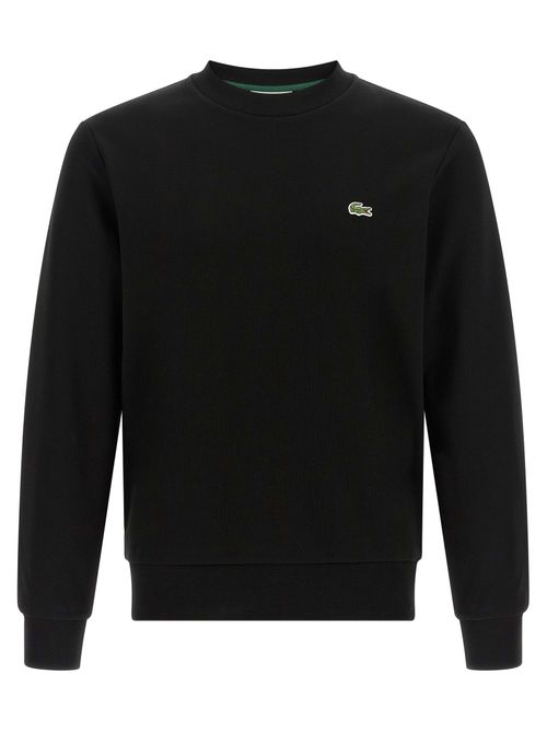Logo-Embroidered Sweatshirt — Black
