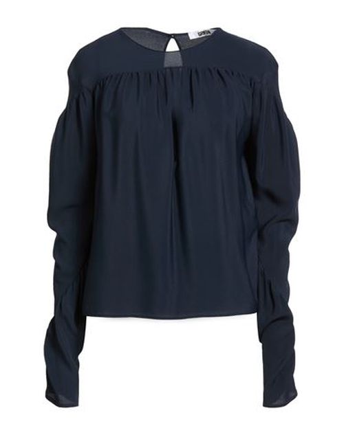 Woman Top Midnight blue Size 4 Acetate, Silk