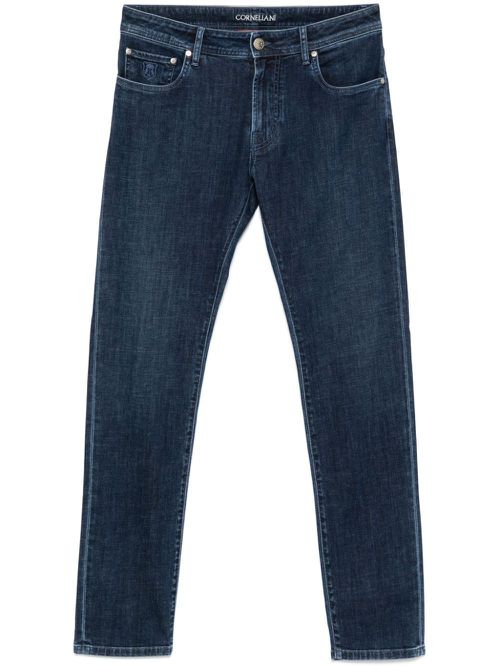 Slim-cut jeans - Blue