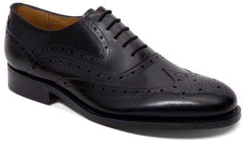 BARKER Liffey Men's Handmade Leather Brogue Oxford Dress Shoes