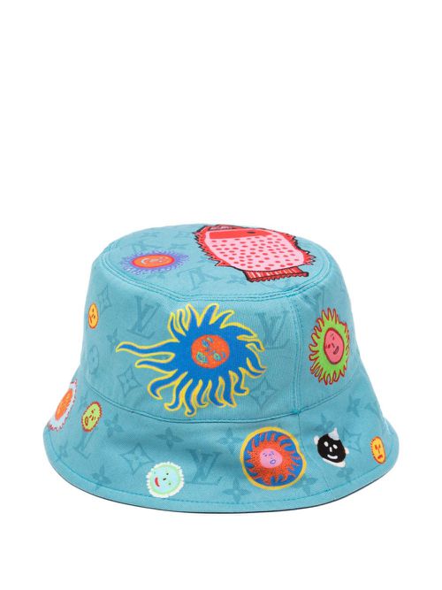 Louis Vuitton Pre-Owned | x Yayoi Kusama bucket hat - Blue  display picture 1
