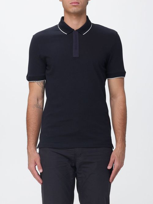 Polo Shirt Men color Navy