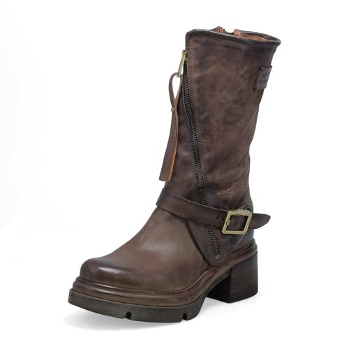 A.S.98 Emory Women's Zipper Boot Black