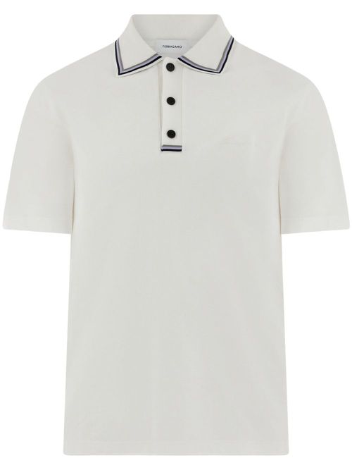 Short-sleeve polo shirt - White