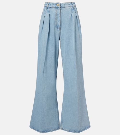 High-rise wide-leg jeans