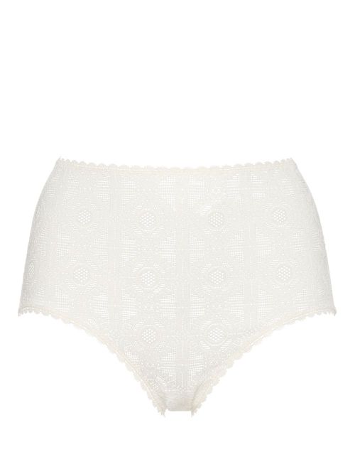 Ganse high-waisted briefs - White
