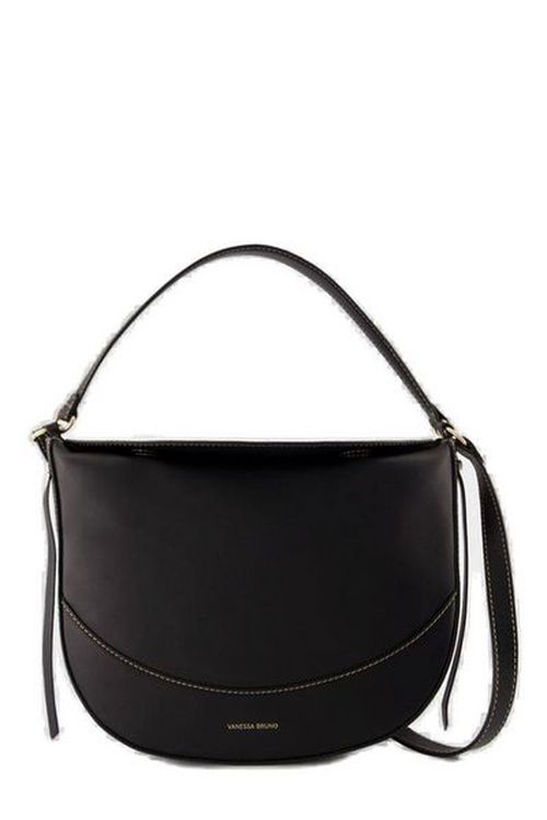 Vanessa Bruno Large Logo Printed Daily Hobo Bag
