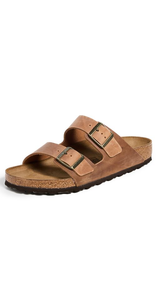 Arizona Big Buckle Sandals Cognac