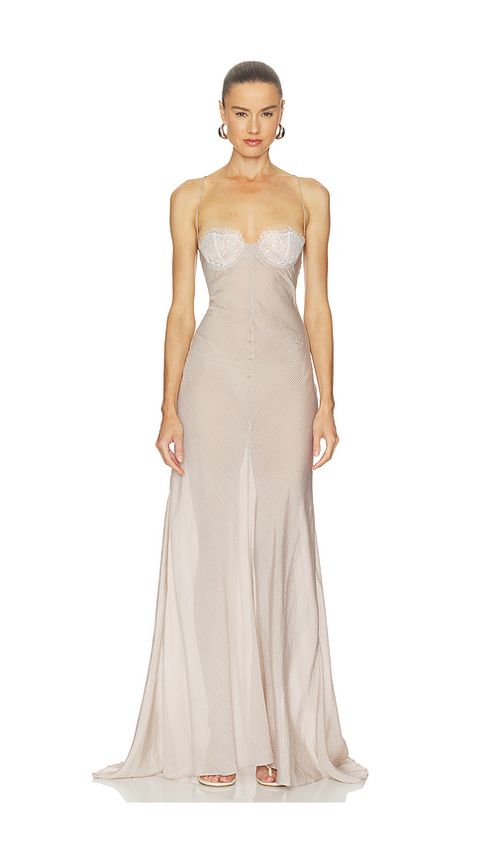 Camila Coelho Giuliana Gown in Beige. - XXS also in