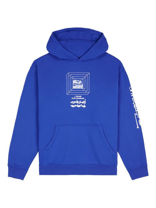Brain Dead Electronique hoodie - Blue