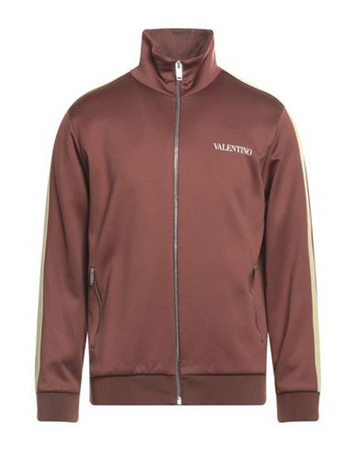 Valentino Garavani Man Jacket Brown Size S Polyamide, Cotton, Polyester, Elastane