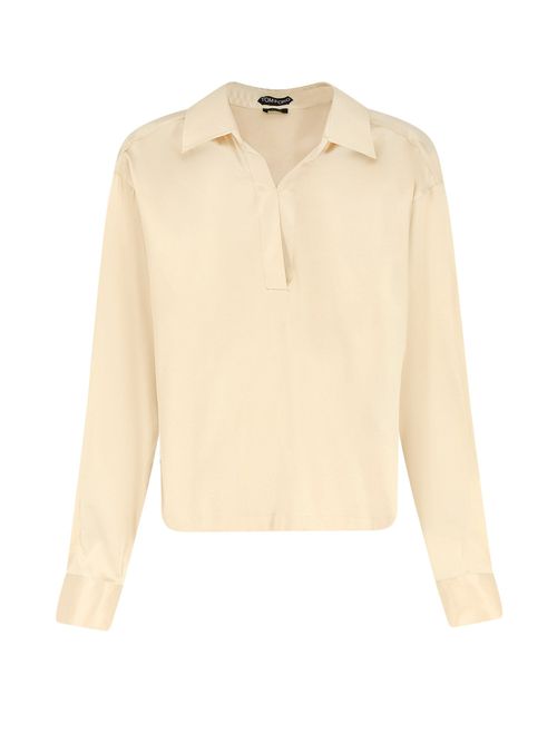 Stretch Satin Shirt