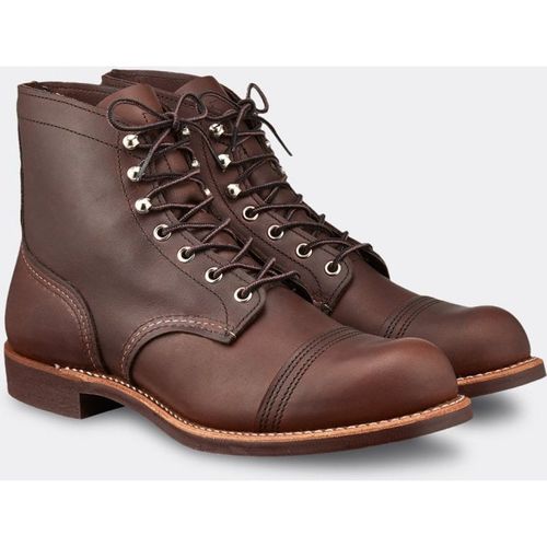 Red Wing Iron Ranger Mens Boot - Brown Leather