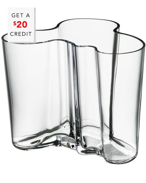 Aalto 4.75In Clear Vase With $20 Credit