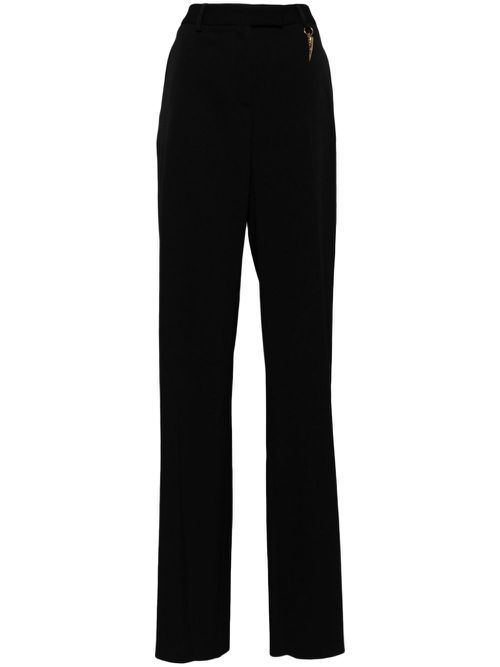 Straight-leg trousers - Black