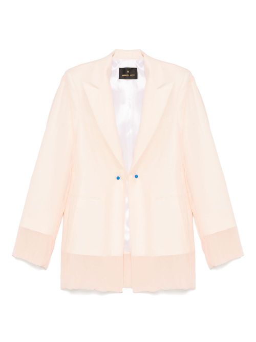 Manuel Ritz georgette blazer - Pink